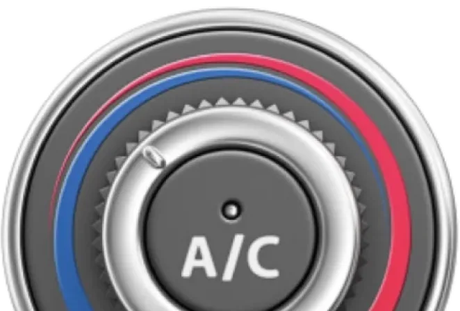 European car air conditioning service dial at Brisbane Bosch workshop