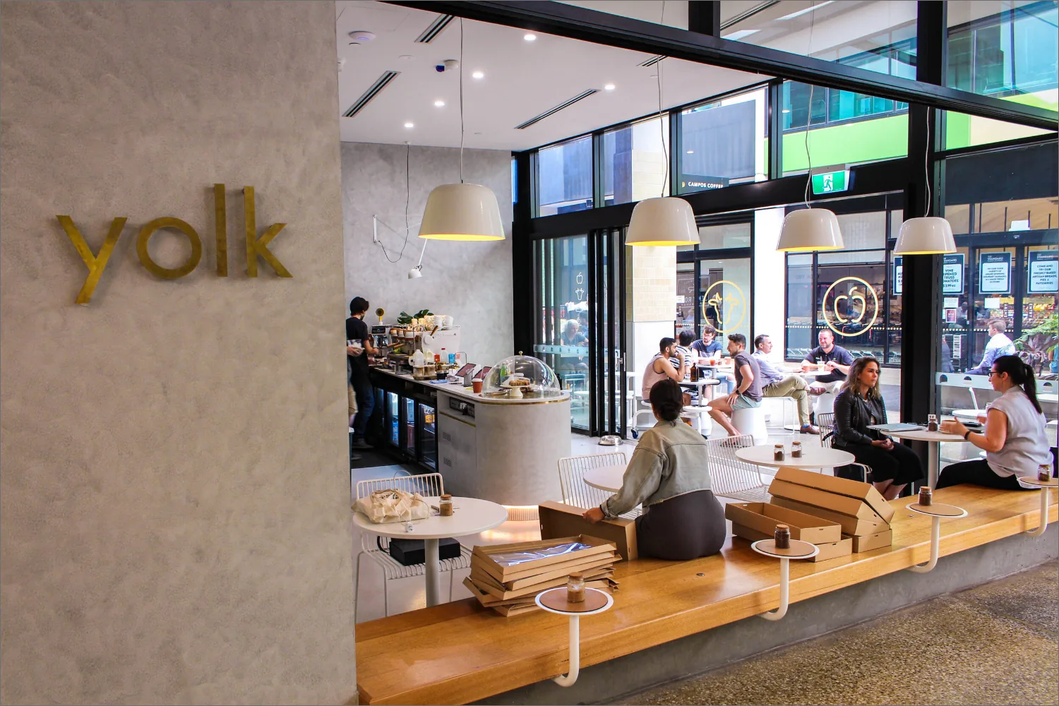 Yolk cafe Newstead