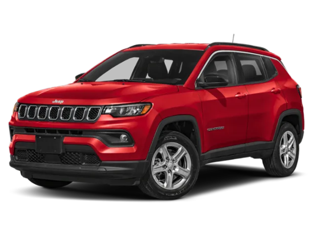 Red Jeep Compass SUV requiring professional service in Brisbane