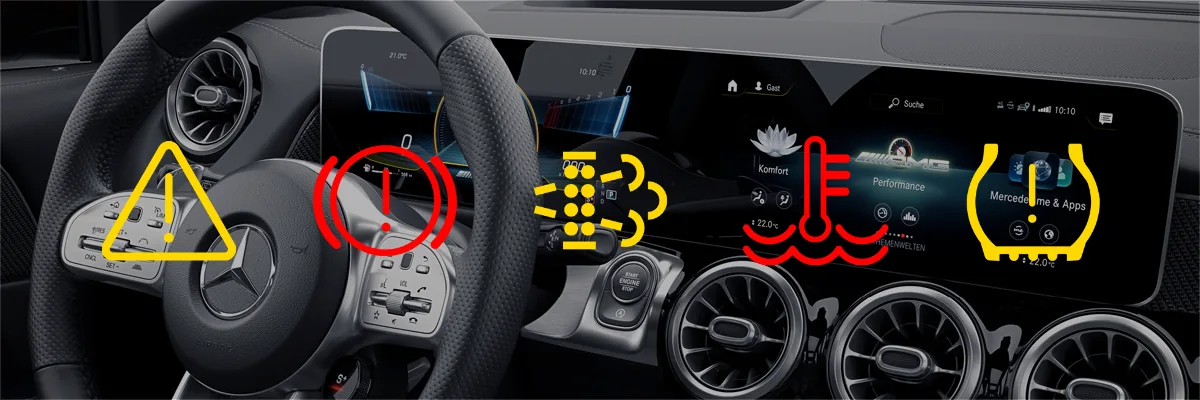 Mercedes dashboard warning lights explained