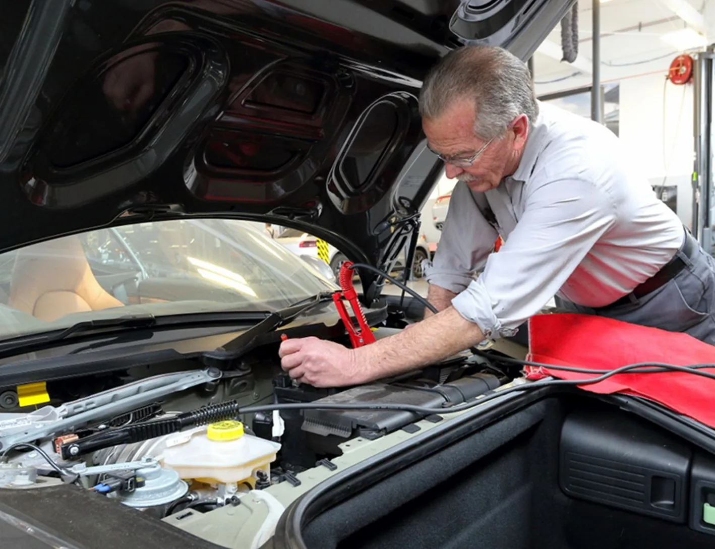 Porsche mechanic