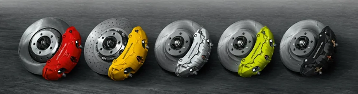 Porsche coloured brakes