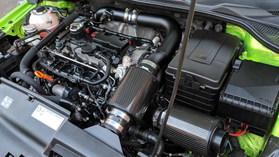 VW scirocco engine bay