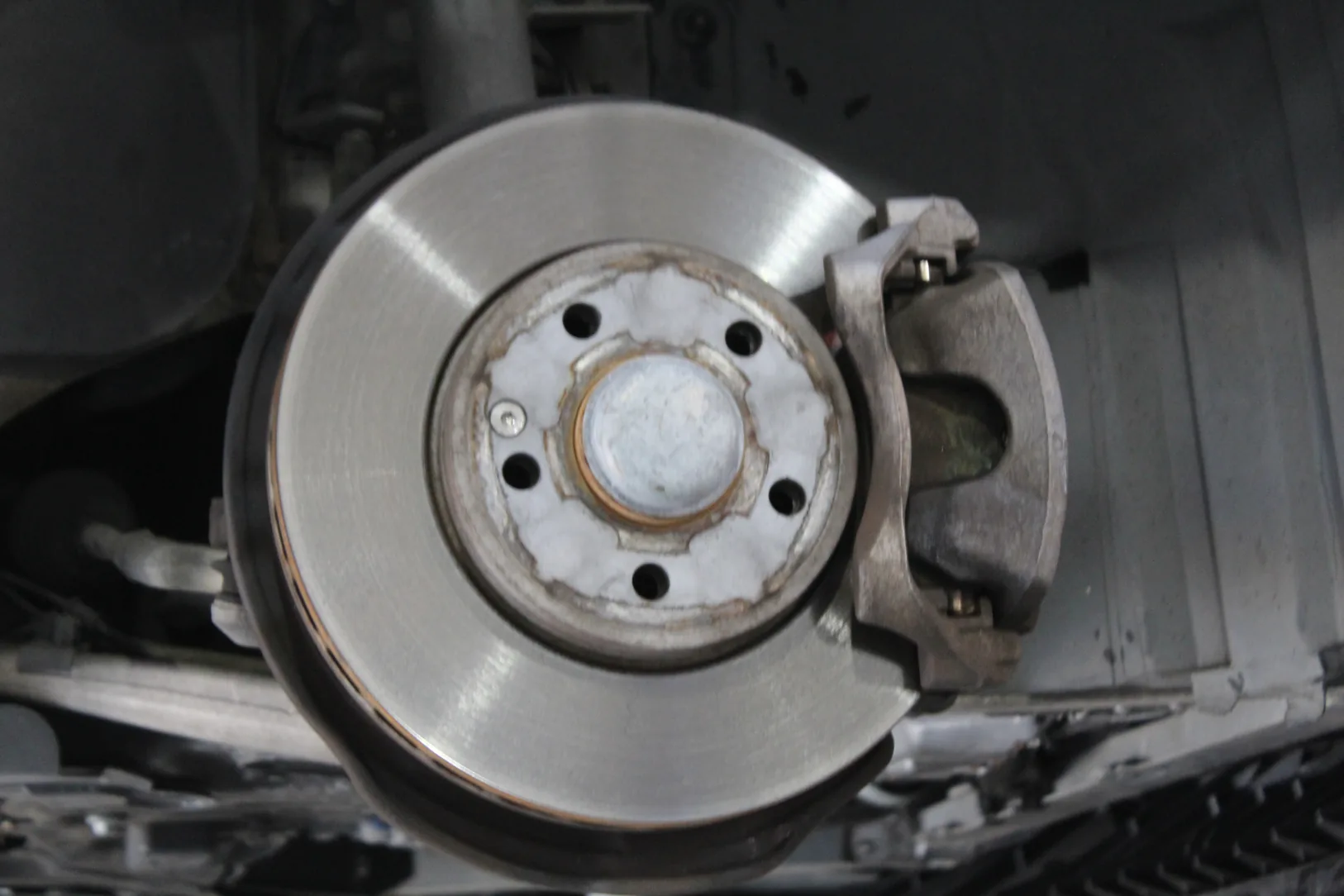 VW Golf wheel and brakes