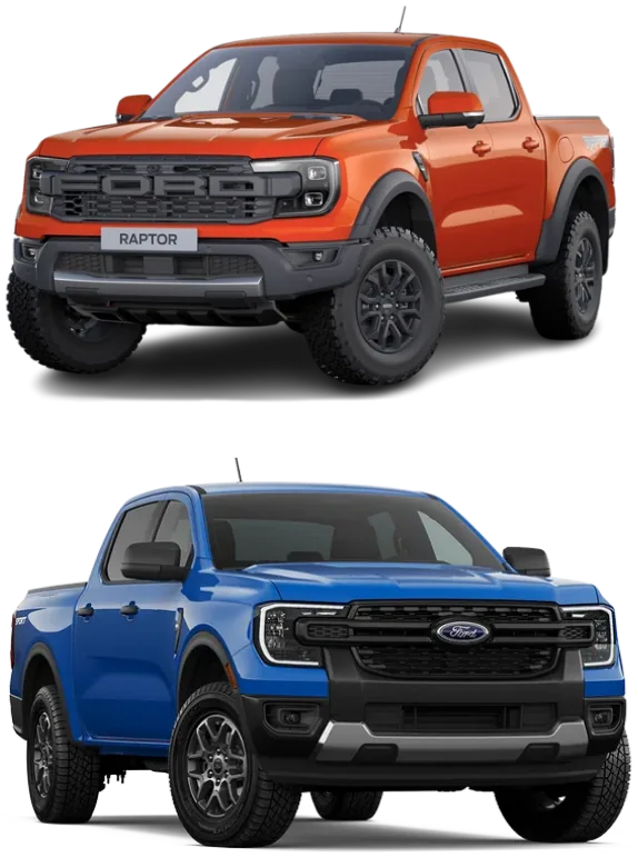 Two Ford Ranger utes requiring professional service and maintenance in Brisbane